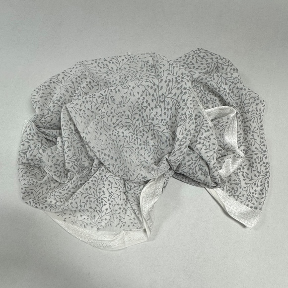 Turquoise Handcrafted Cotton Scarf / Shawl - Size 74" x 39" - NEW In Bag. - Picture 11 of 13